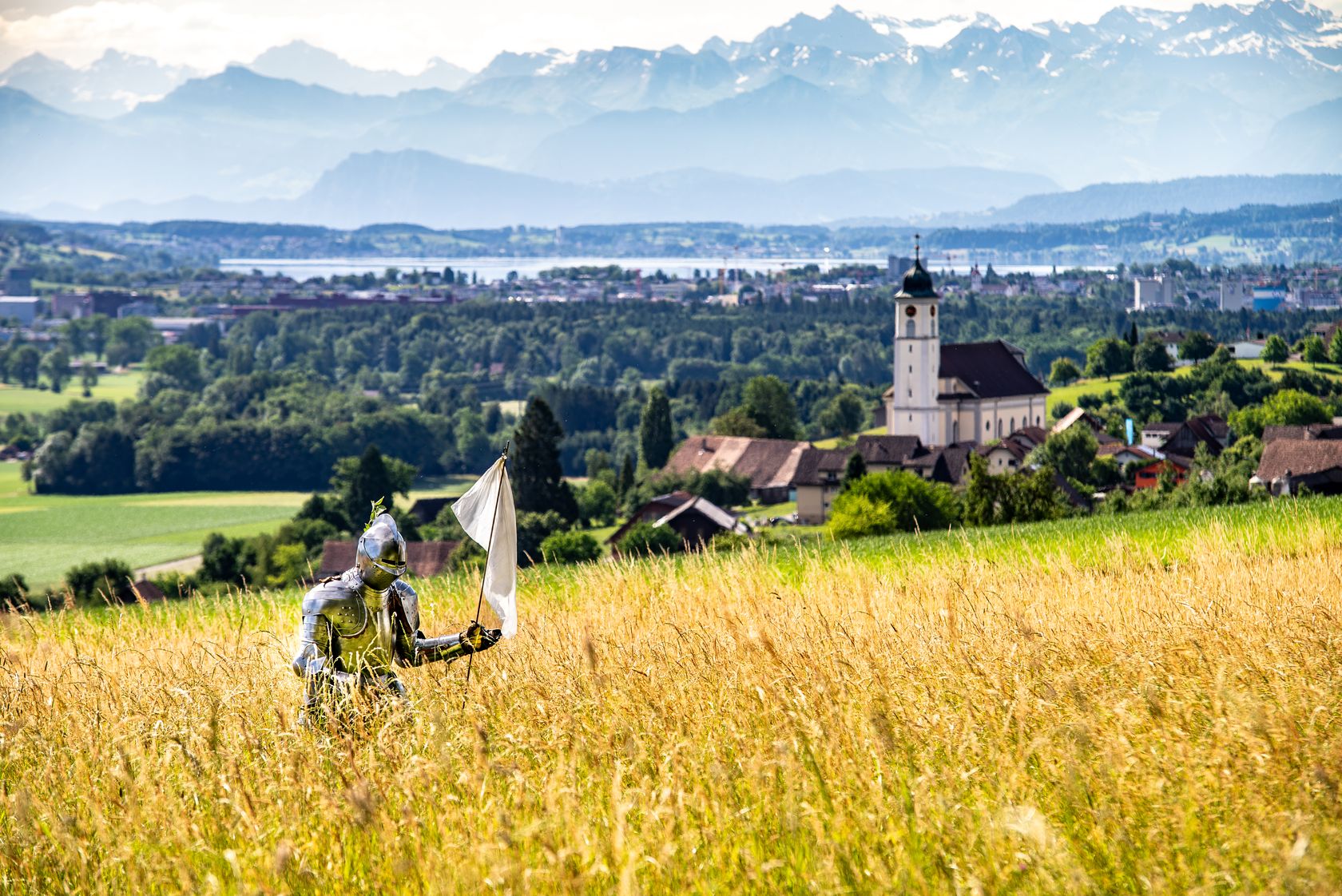Le chevalier errant : de la prairie du Grütli à Fribourg - Performance June 11th &mdash; 22nd, 2026