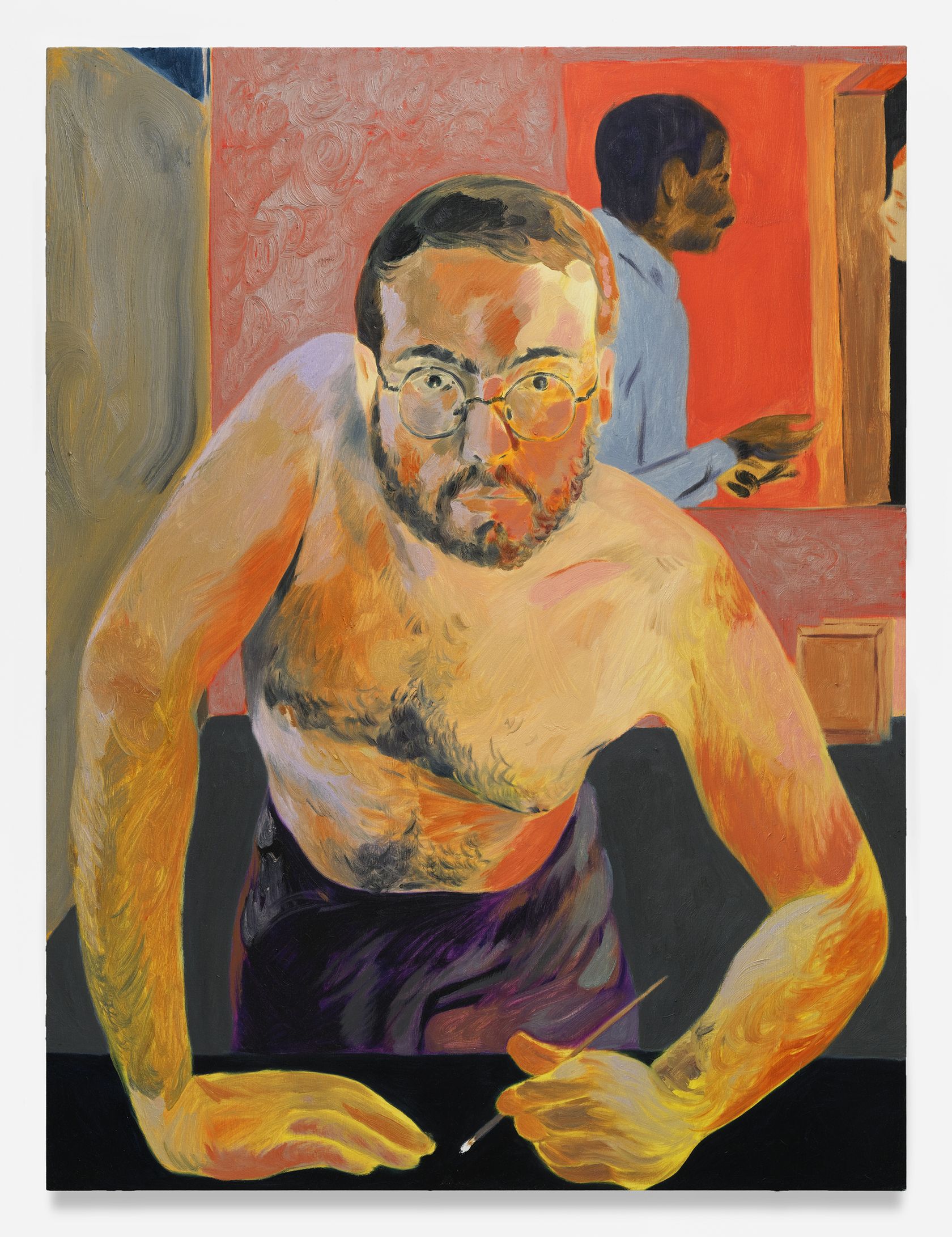 Self-portrait after Hockney '83