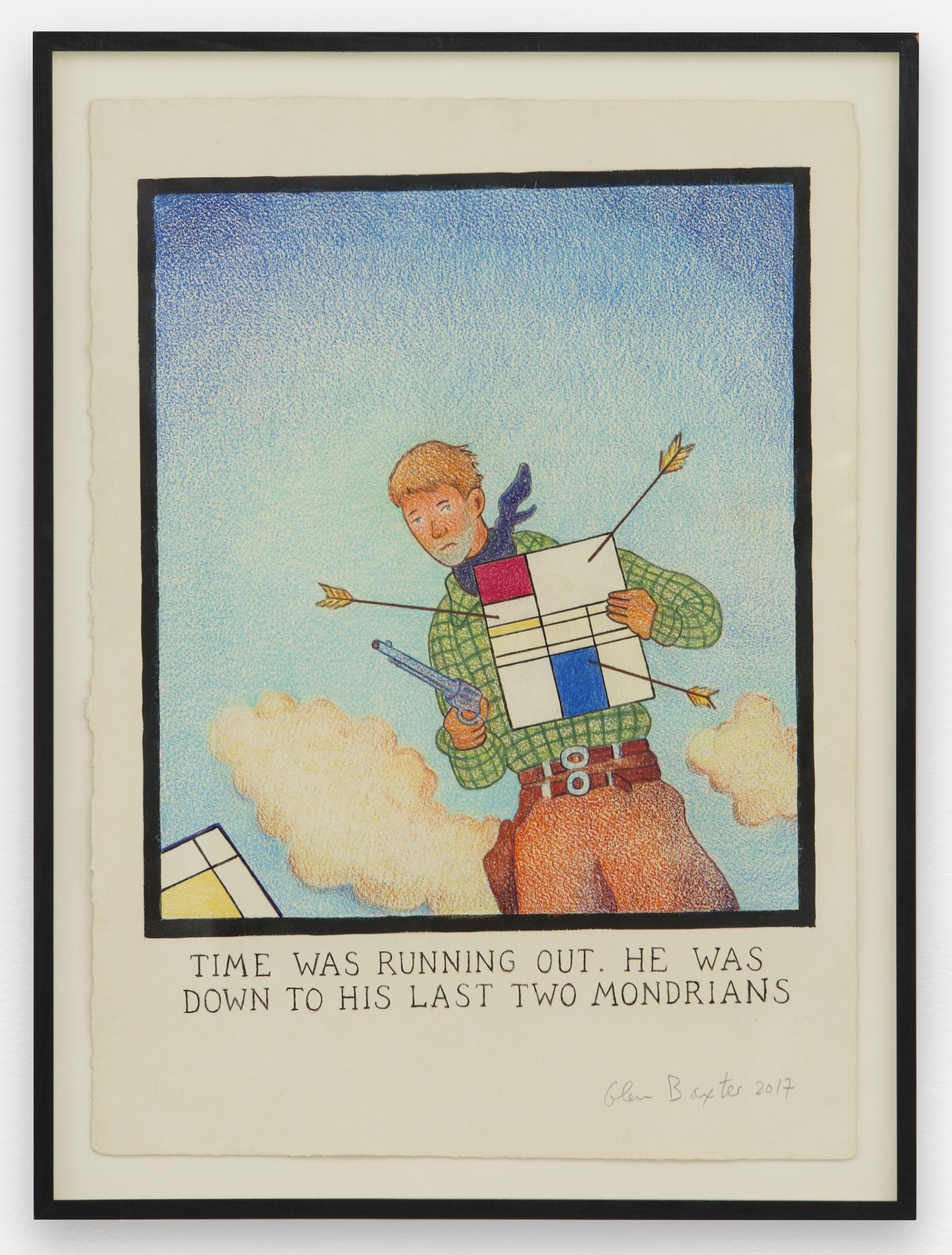 Time was running out. He was down to his last two Mondrians