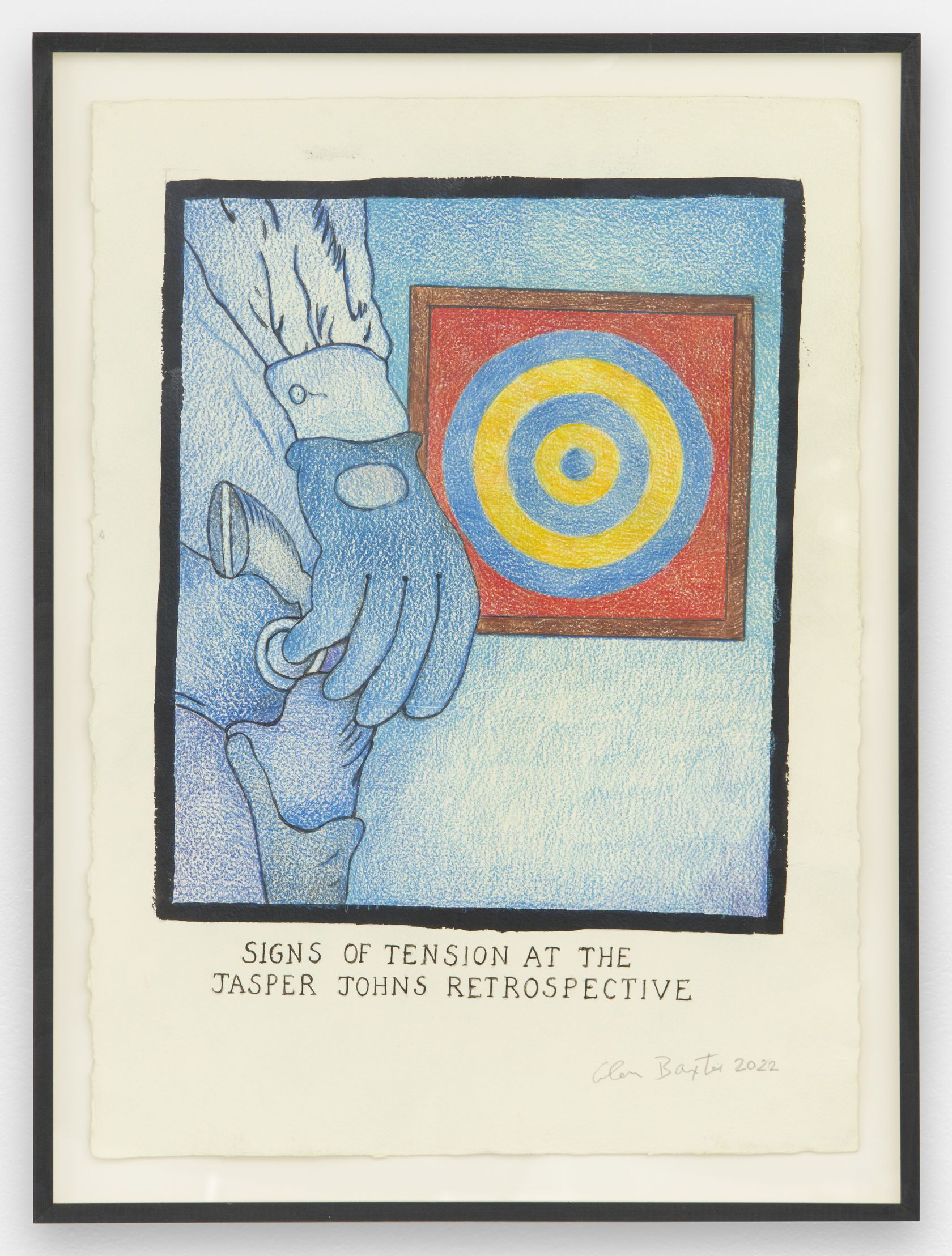 Signs of tension at the Jasper Johns retrospective