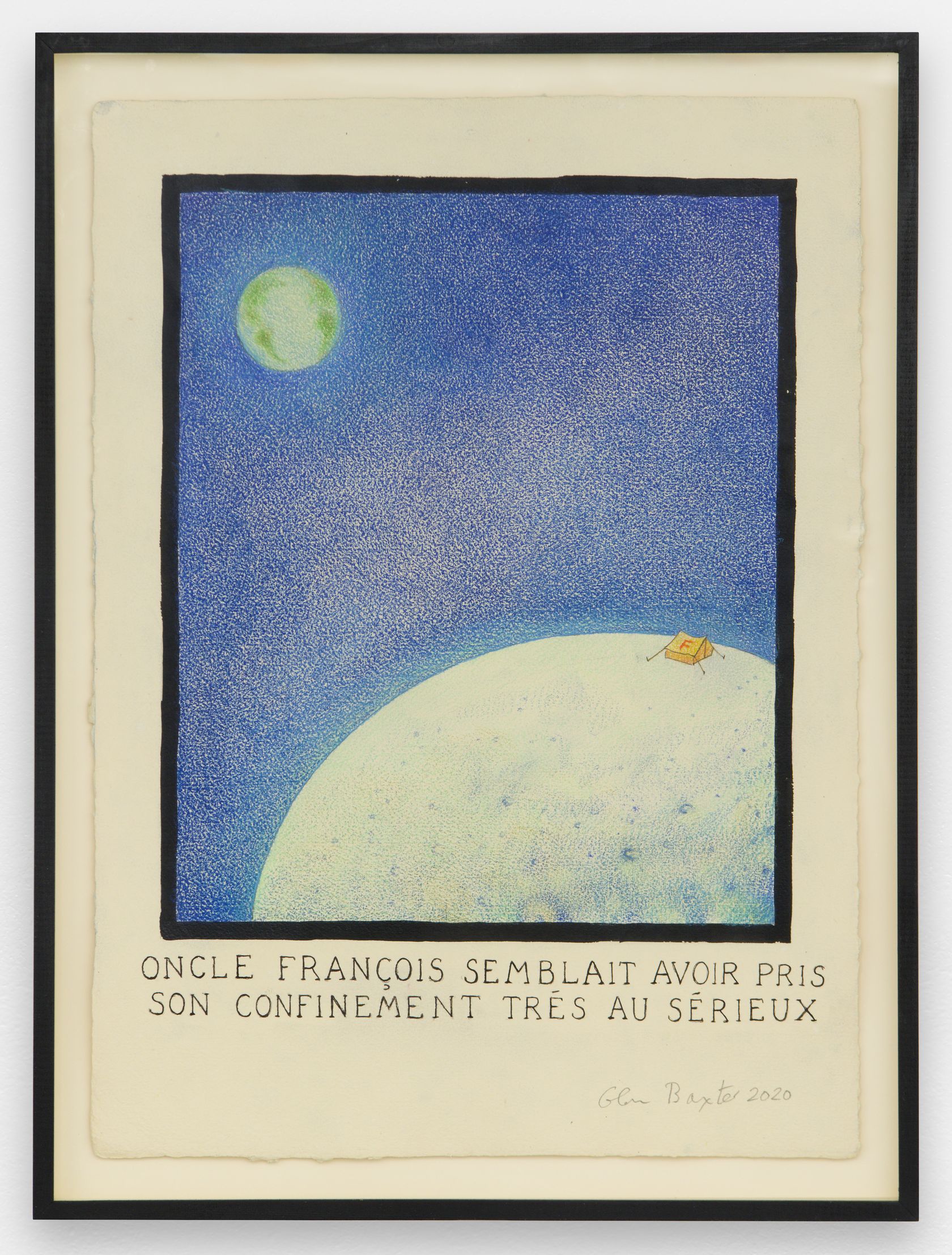 Oncle François semblait avoir pris son confinement très au sérieux