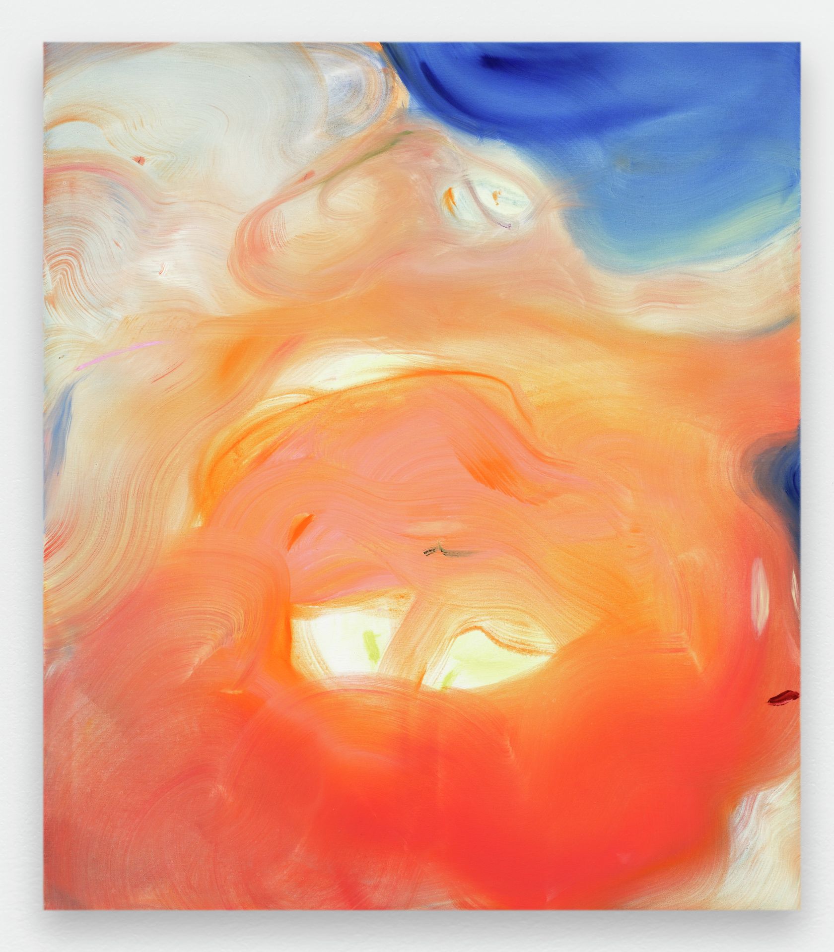 Aneta Kajzer, Cloudbuster, 2022 Huile sur toile115 × 100 cm / 45 2/8 × 39 3/8 in.