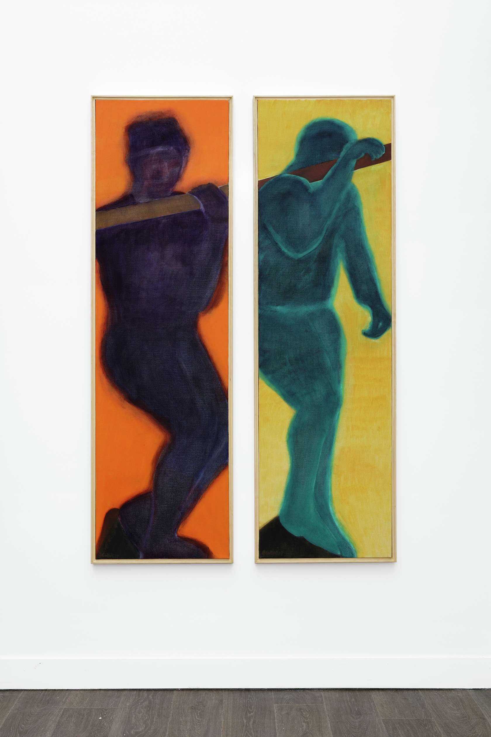 Beatriz González, 500 NN, 2007 Huile sur toile155 × 45 cm / 61  × 17 6/8 in.158 × 48 cm / 62 2/8 × 18 7/8 in. (encadré/framed)