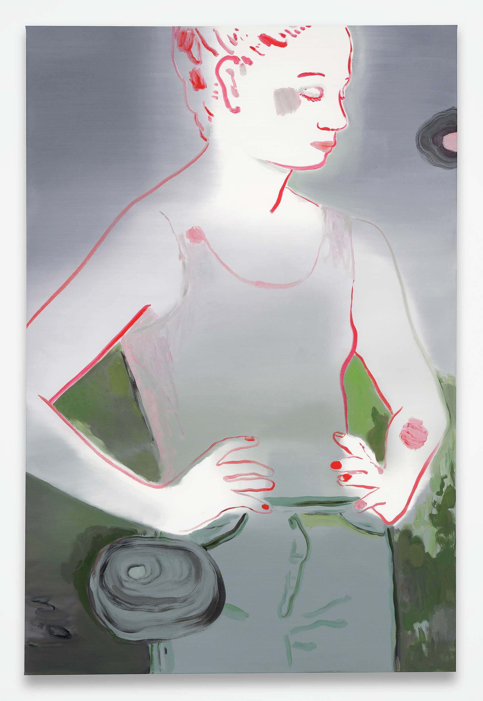 Françoise Pétrovitch, Sans titre, 2020 Huile sur toile240 × 160 cm / 94 1/2 × 63  in.