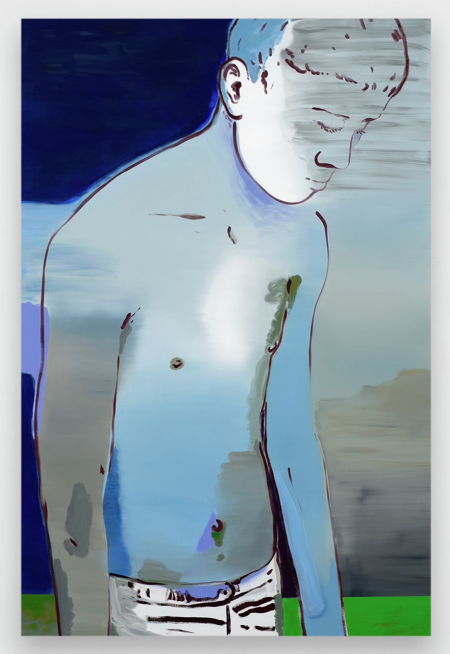 Françoise Pétrovitch, Sans titre, 2021 Huile sur toile240 × 160 cm / 94 1/2 × 63  in.
