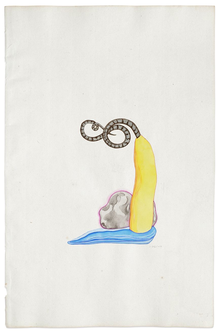 Guillaume Dégé, Sans titre, 2016 Gouache et collage sur papier XVIIIème44.4 × 29.1 cm / 17 1/2 × 11 1/2 in. | 62 × 46.5 × 2.5 cm / 24 3/8 × 18 2/8 × 1  in. (encadré/framed)