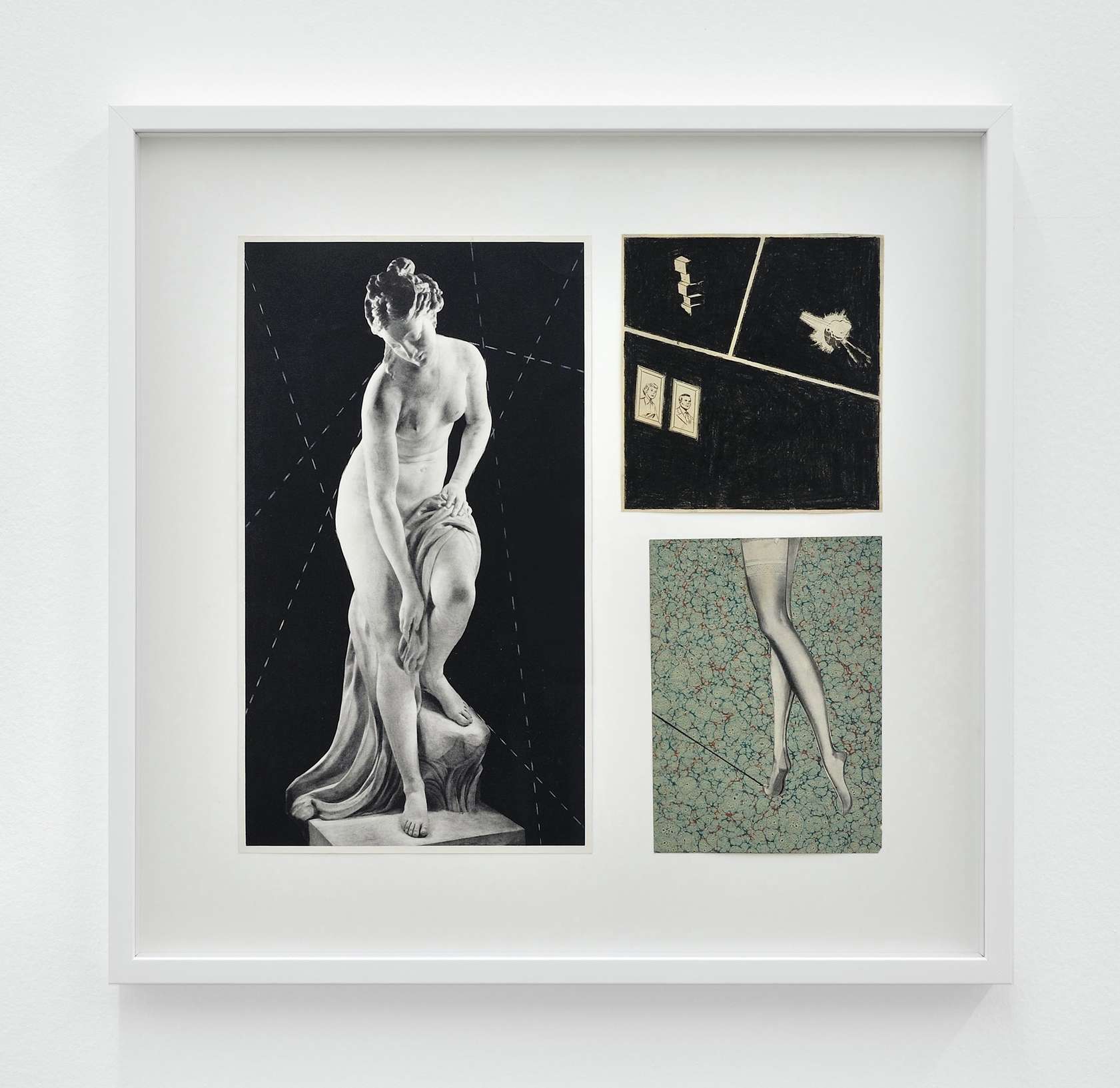 Hippolyte Hentgen, Série Documents, 2015 Collage sur papier47 cm / 18 1/2 in.