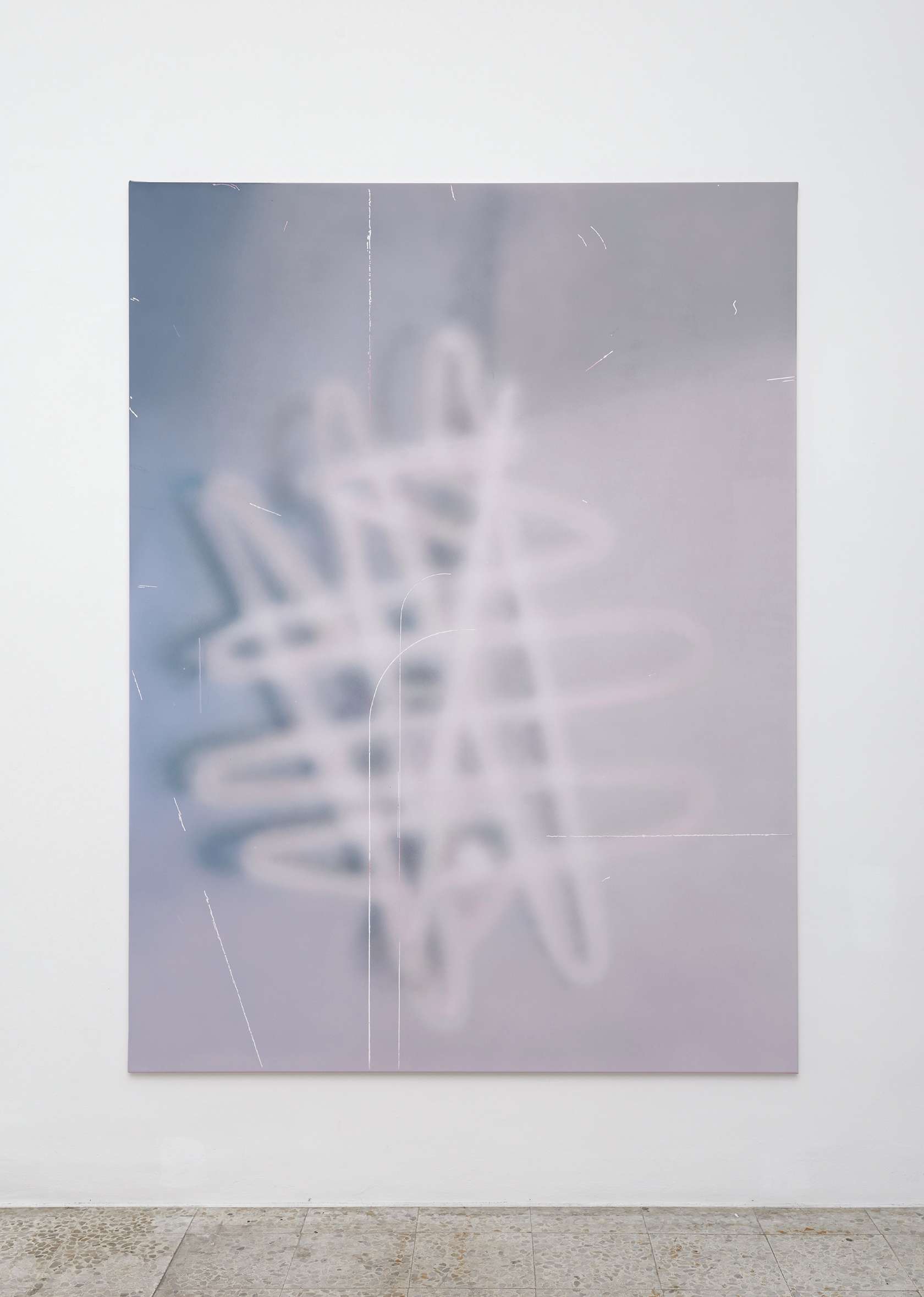 Julien Tiberi, Sans titre, 2016 Acrylique sur toile200 × 150 cm / 78 6/8 × 59  in.