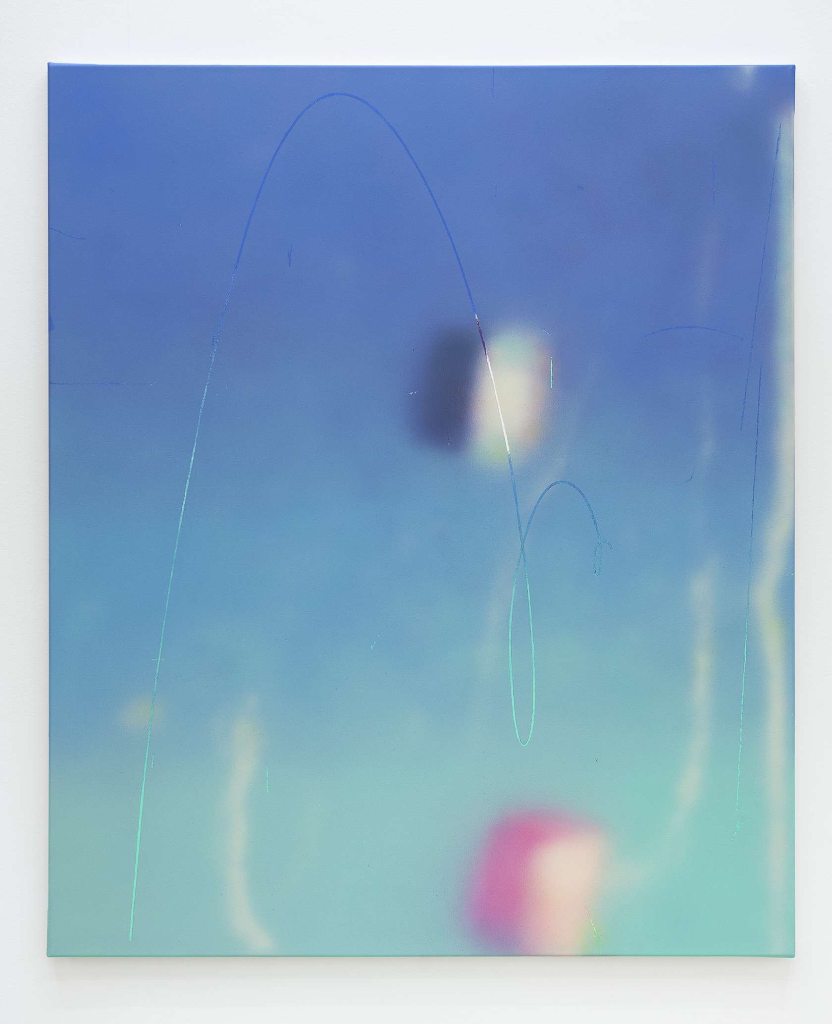 Julien Tiberi, Knock (Break the Ice at Parties), 2017 Acrylique sur toile120 × 100 cm / 47 2/8 × 39 3/8 in.