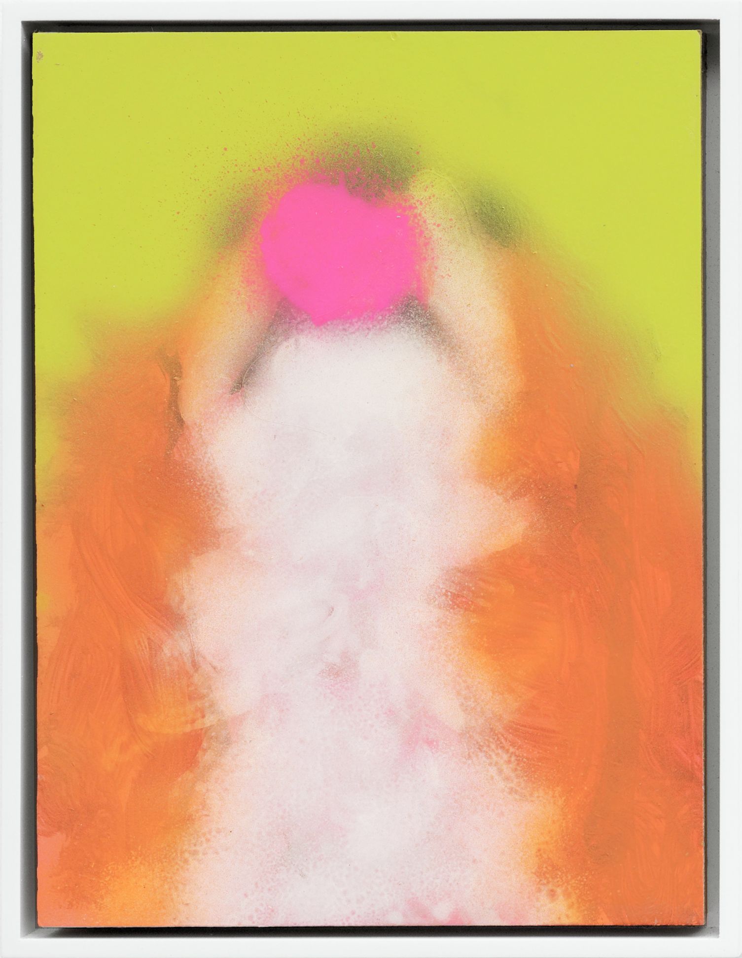 Kevin Ford, Licks 2, 2020 Acrylique sur panneau30 × 23 cm / 12 × 9 in.