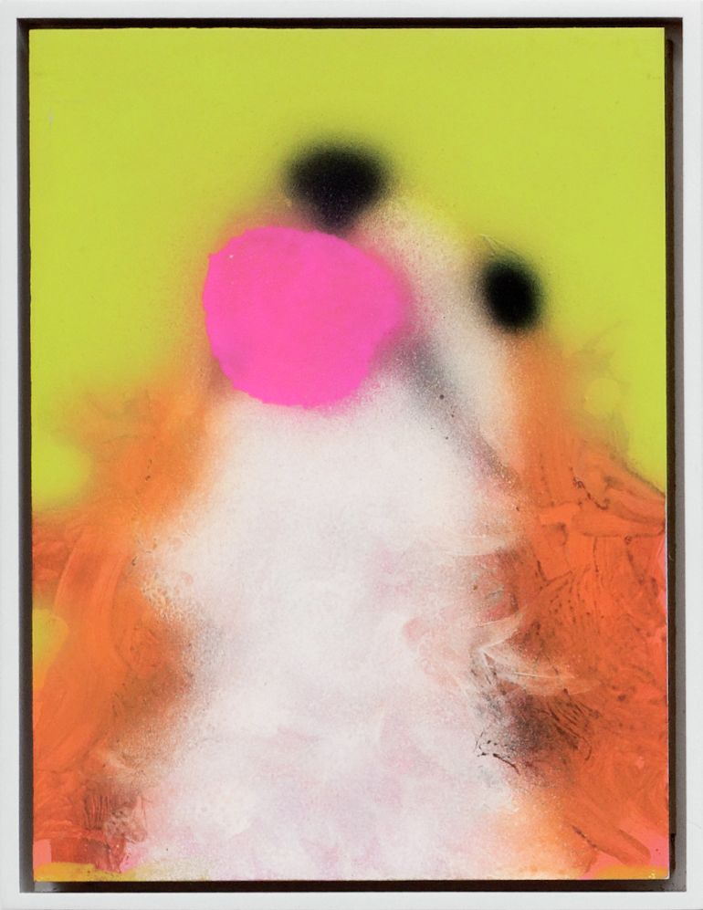 Kevin Ford, Licks 3, 2020 Acrylique sur panneau30 × 23 cm / 12 × 9 in.