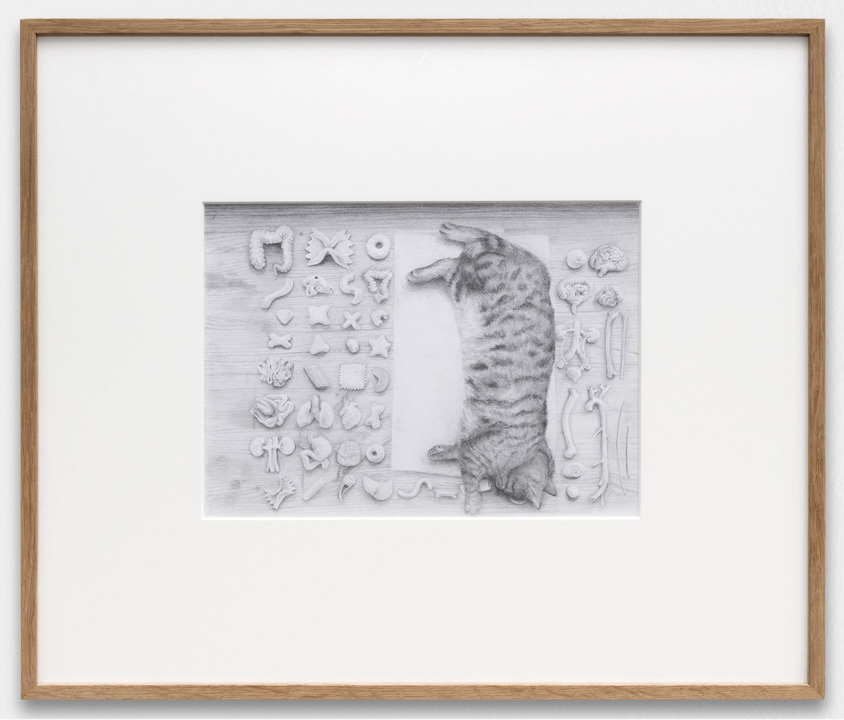 Laurent Le Deunff, Grelot, 2020 Crayon sur papier20 × 27 cm / 7 7/8 × 10 5/8 in. | 42 × 49.5 × 2.5 cm / 16 1/2 × 19 1/2 × 1  in. (encadré/framed)