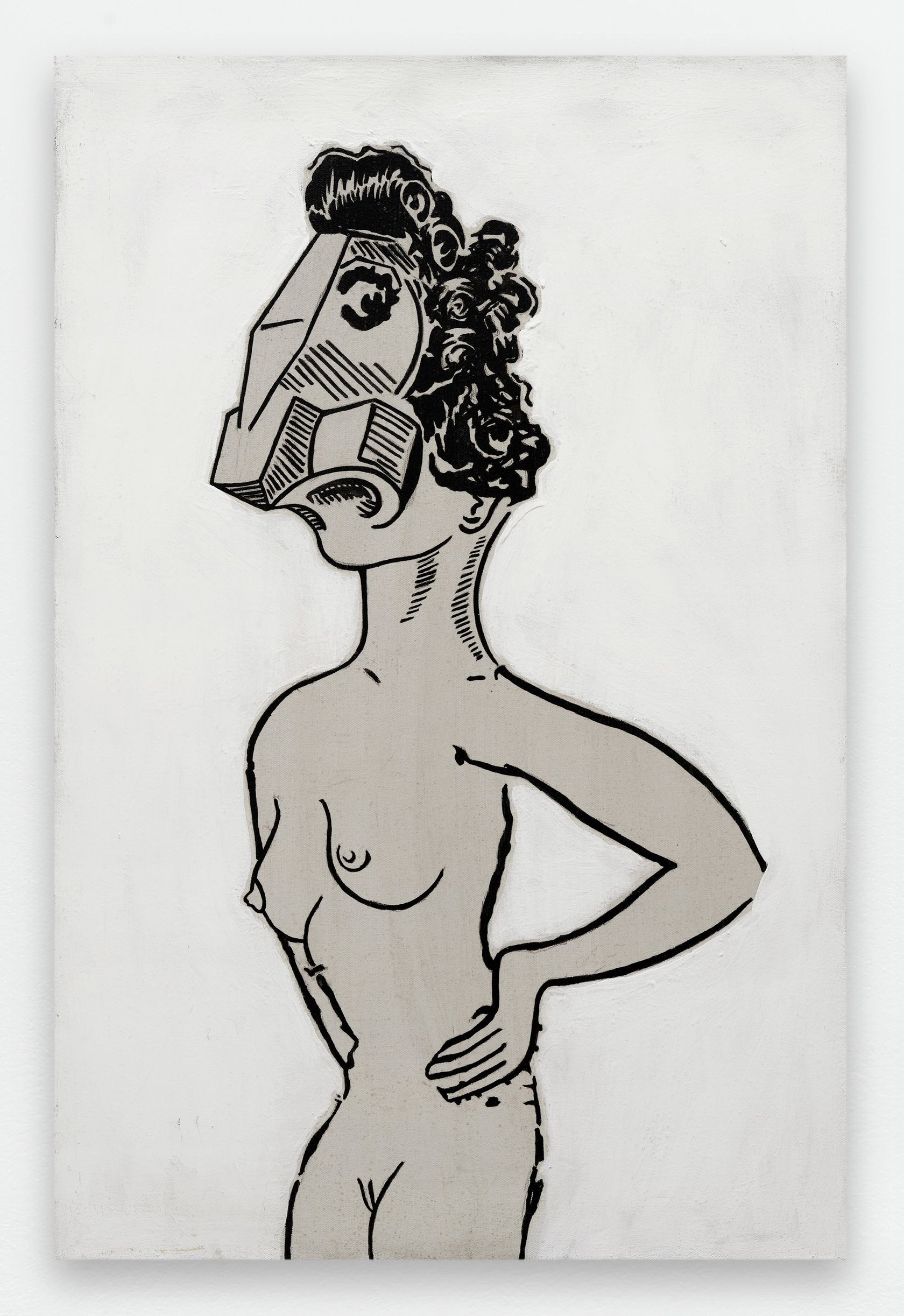 Steve Gianakos, Unremarkable to others, 1991 Acrylique sur toile76 × 50.5 × 2 cm / 29 7/8 × 19 7/8 × 6/8 in. | 80.5 × 54.5 × 4 cm / 31 6/8 × 21 1/2 × 1 5/8 in. (encadré/framed)